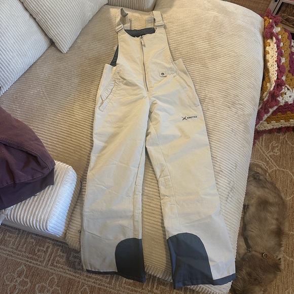 Arctix Women’s beige Snow Bib Overalls - Picture 1 of 8